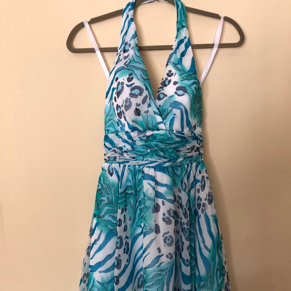 Mori Lee print dress